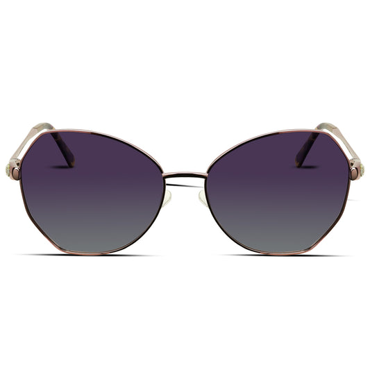 Cat Eye - Metal - Women - Medium - Sunglasses Polarized