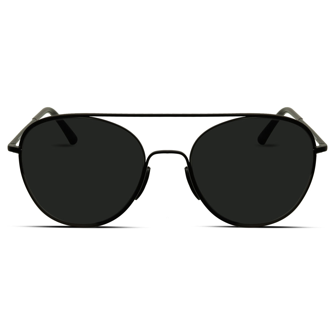 Aviator Round - Medium - Metal - Unisex - Sunglasses