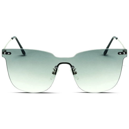 Square Metal Medium Unisex  Sunglasses