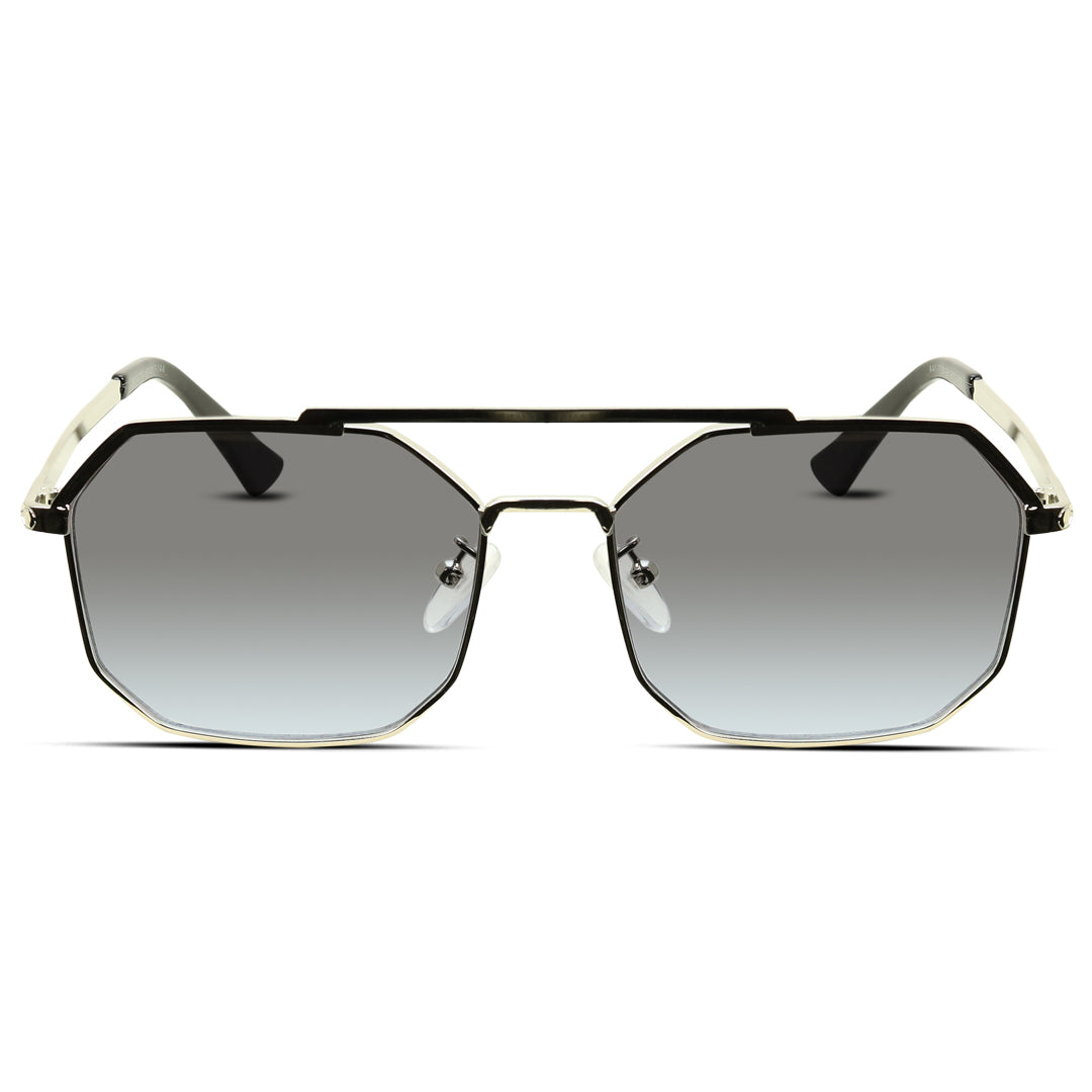 Hexagon - Metal - Medium - Men's - Sunglasses