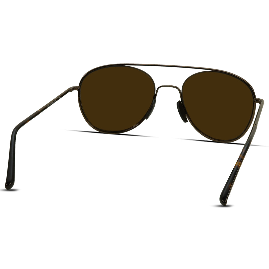 Aviator Round - Medium - Metal - Unisex - Sunglasses