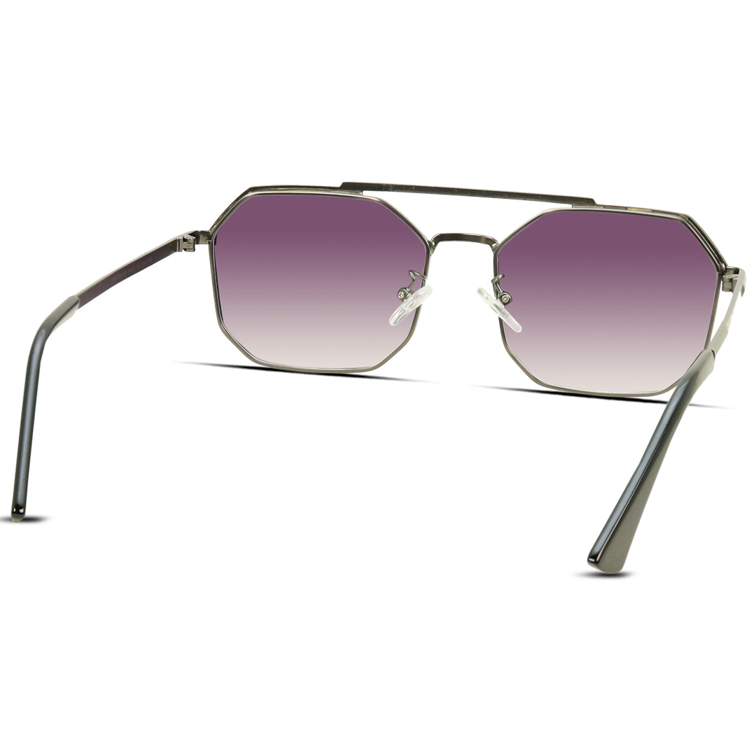 Hexagon - Metal - Medium - Men's - Sunglasses