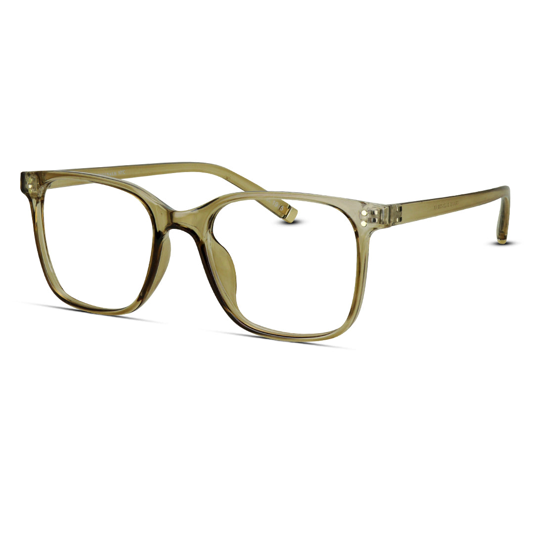 Square Plastic Unisex Eyeglasses